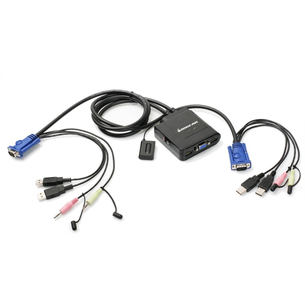 IOGEAR GCS72U KVM Switch with Audio - 2 x 1 - 2 x HD-15 Video, 2 x Keyboard, 2 x Mouse MPN:GCS72U