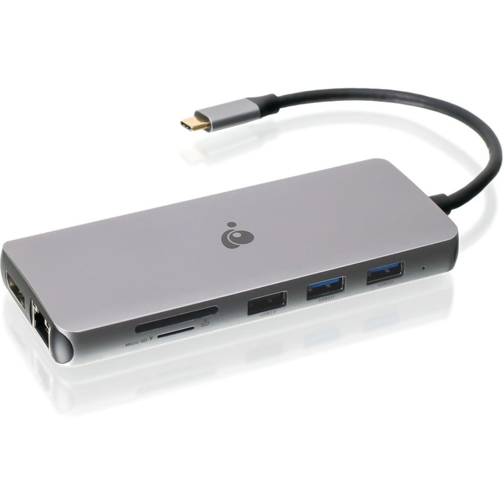 IOGEAR USB-C Triple HD Compact Dock w/ PD 3.0 - for Notebook/Tablet/Workstation/Monitor - Memory Card Reader - GUD3C4K3P MPN:GUD3C4K3P