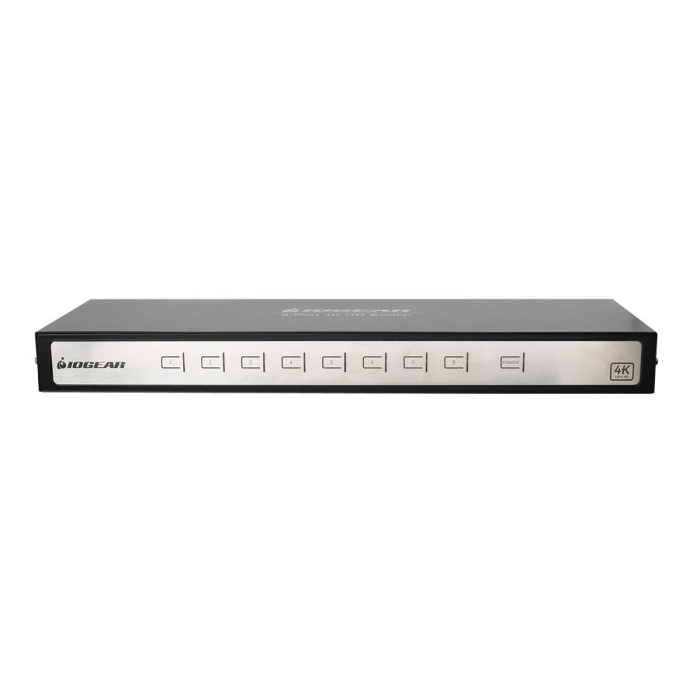 IOGEAR GHSW8481 - Video/audio switch - 8 x HDMI - rack-mountable MPN:GHSW8481
