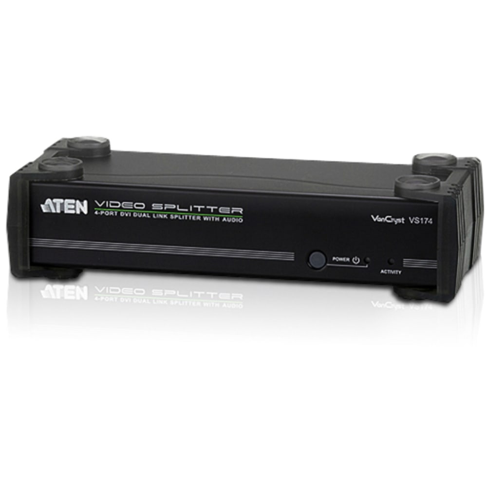 ATEN VanCryst VS174 - Video/audio splitter - 4 x DVI + 4 x audio - desktop MPN:VS174