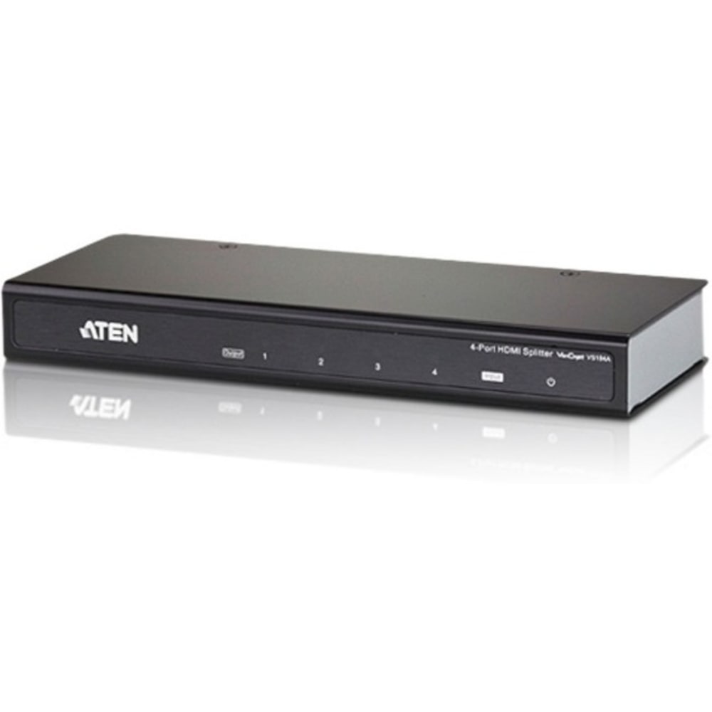 ATEN 4-Port HDMI Splitter - 1 x HDMI In - 4 x HDMI Out MPN:VS184A