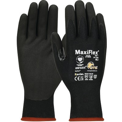 Maxiflex Glove With Black Microfoam Nitrile L MPN:34-1743/L