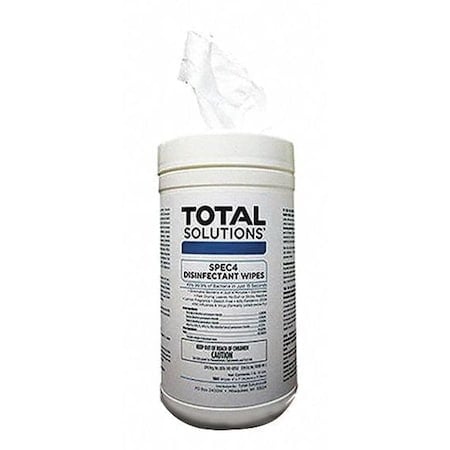 Disinfectant Wipes, 6x7in., Canister, Lemon MPN:1567