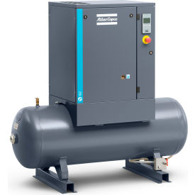 Atlas Copco G4-116T AP 5HP Oil-Injected Rotary Screw 71 Gal Tank Mount 116PSI 3PH 208/230/460V 8152103794