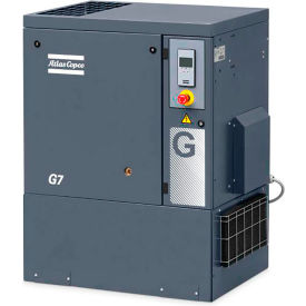 Atlas Copco G7-125 10 HP Rotary Screw Comp. Tankless 125 PSI 39.6 CFM3-Phase 208-230/460V 8153291003