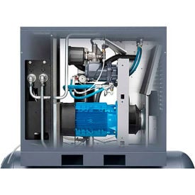 Atlas Copco G15L-125 FF 20HP Oil-Injected Rotary Screw Tank Mount 125PSI 3PH 208/230/460V 8153335827