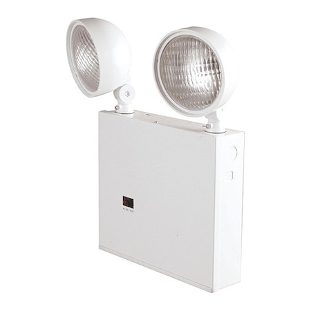 Ny Inc Emer Light, 2 Heads, 6 V, 27W, Wh MPN:6REL27