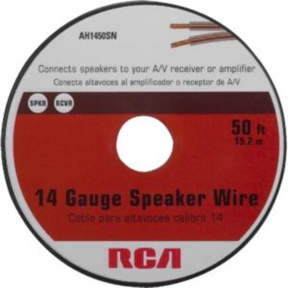 RCA 14-guage Speaker Wire, 50ft MPN:AH1450SR