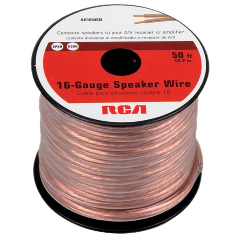 RCA 16-guage Speaker Wire, 50ft MPN:AH1650SR