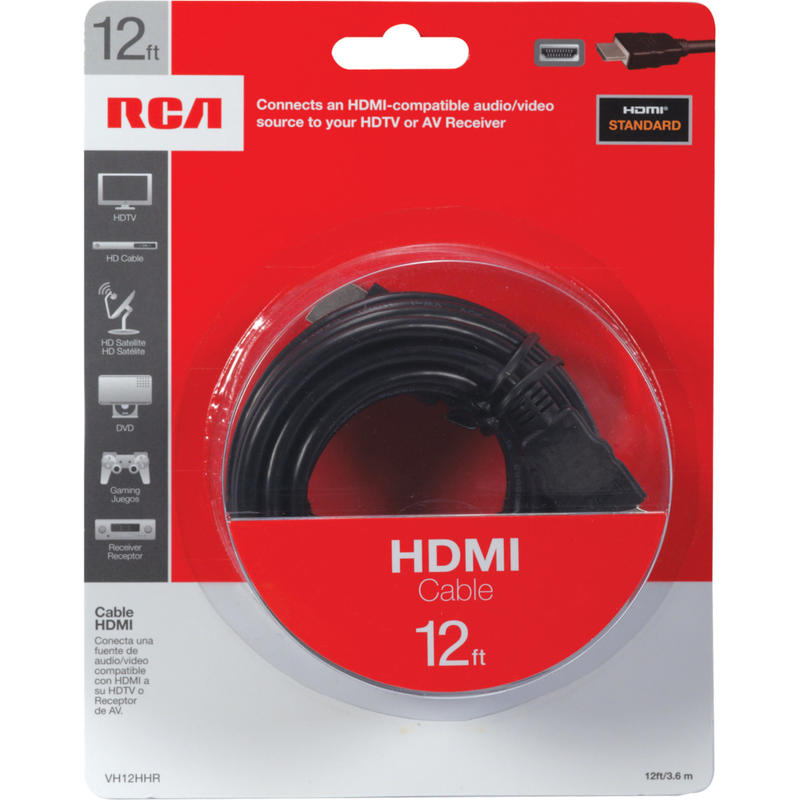 RCA VH12HHR 12 Ft HDMI Cable, VH12HHR MPN:VH12HHR