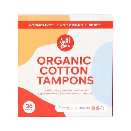 Tampon, Fragrance Free, PK36 MPN:TAMP-ORG-CMR-36