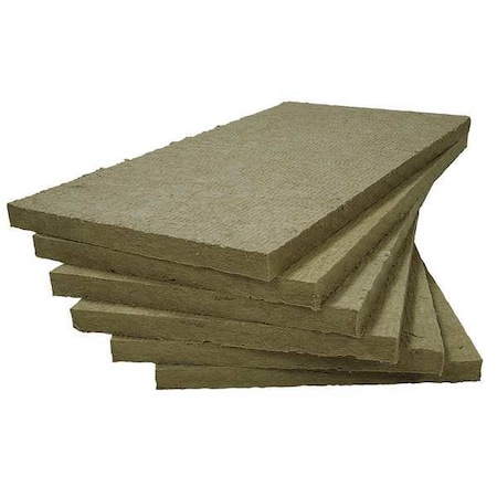 Acoustic Panel, 1.0 NRC, Mineral Fiber, 24 in W, 4 ft L, 2 in Thick, Gray/Green, 6 PK MPN:2MF24