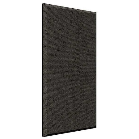 Acoustic Panel, Obsidian, 24 in W, 4 ft L, 2 in Thick, Black MPN:B224OBS