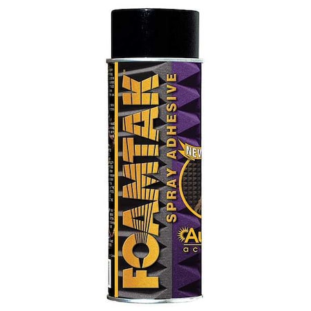 Sound-Dampening Adhesive, Aerosol Adhesive, 3 in W, 9 in L MPN:FTSPRAY