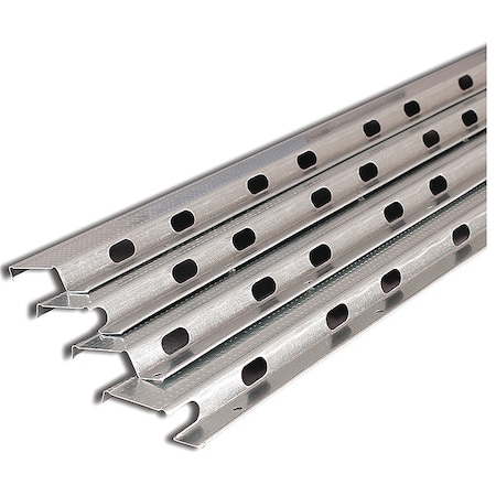 Sound-Isolating Channel, Steel, 3/16 ft W, 8 ft L, 0.5 in Thick, Gray, 24 PK MPN:RC-8