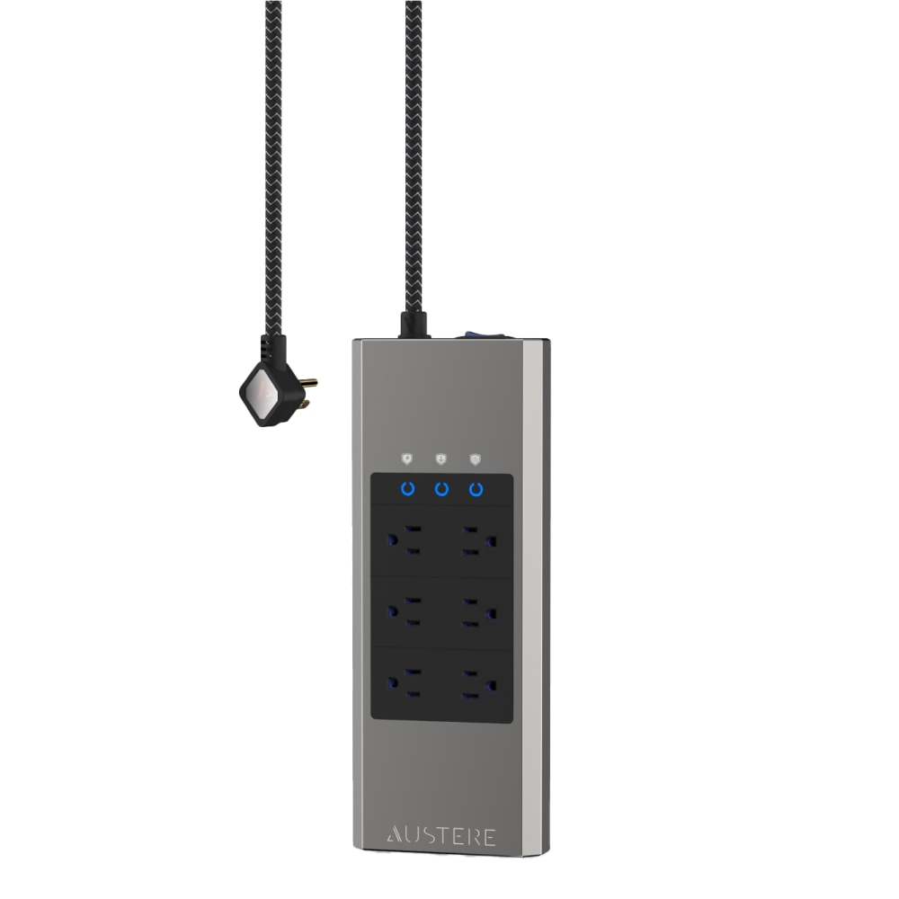 Austere VII Series 7S-PS6-US1 Power 6-Outlet With 45W USB-C PD Port Omniport USB, Silver MPN:5S-PS6-US1