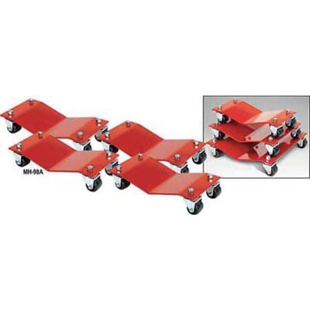 Car Dollies, 16 x 16 In, 6000 Lb, PK4 MPN:M998027