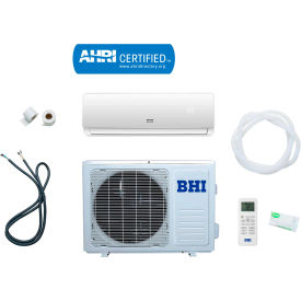 BHI Ductless Mini Split AC W/ Outdoor Heat Belt 12000 BTU 20.5 SEER 115V R32 BHI-12K115V-US-A