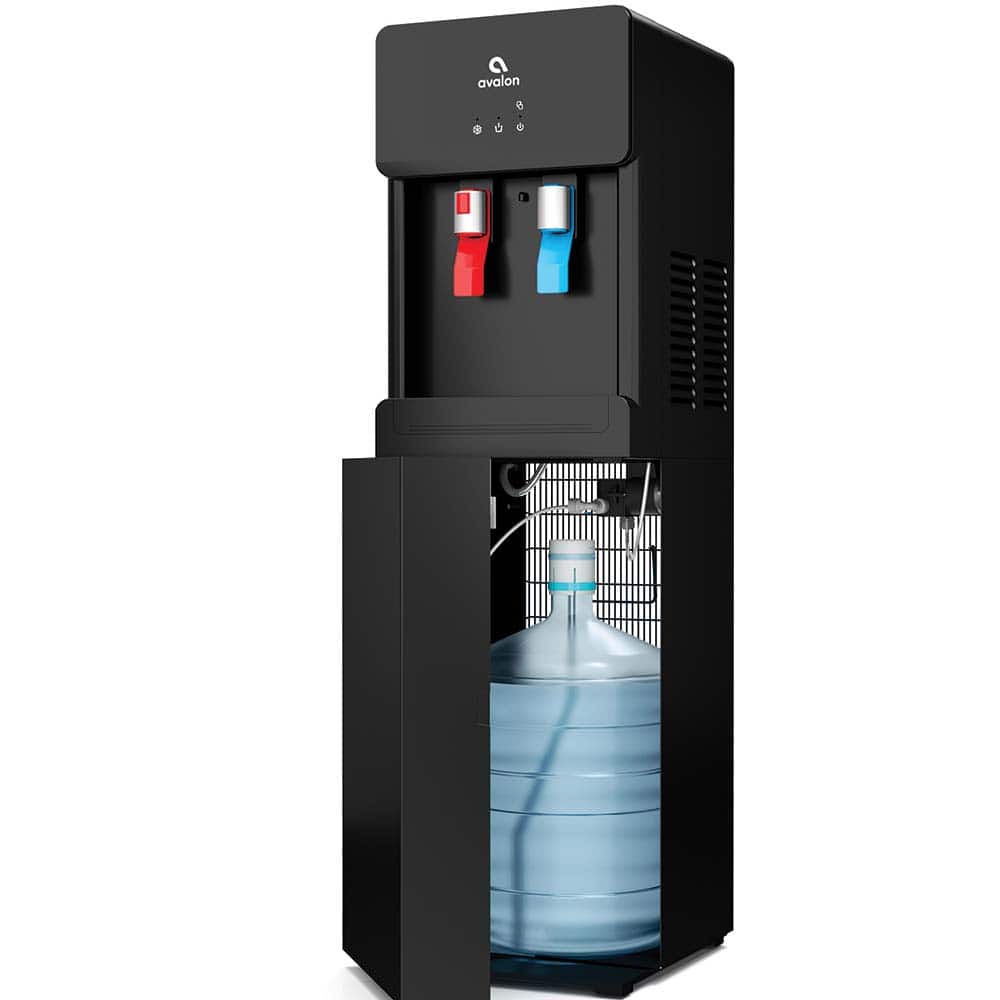 Water Dispensers, Voltage: 110-120 V , Dispenser Style: Freestanding , Dispenser Type: Bottom Loading, Self Cleaning , Capacity: 5gal (US)  MPN:A6SC-BLK
