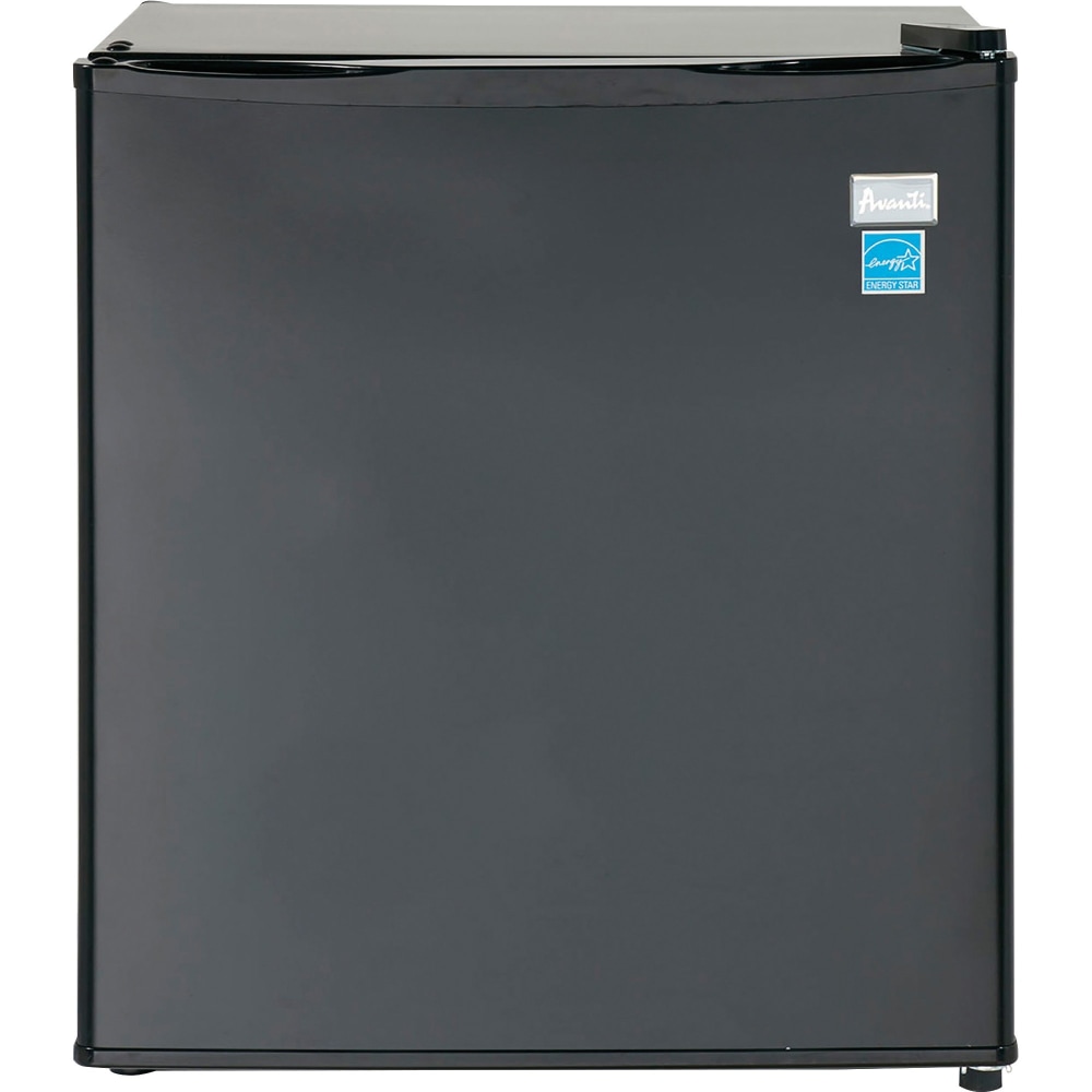 Avanti AR17T1B 1.70 Cubic Foot Refrigerator - 1.70 ft  - Auto-defrost - Auto-defrost - Reversible - 1.70 ft  Net Refrigerator Capacity - Black MPN:AR17T1B