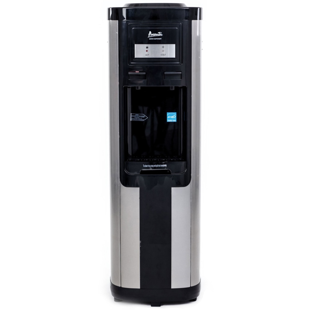 Avanti Hot and Cold Water Dispenser, 3 to 5 Gallon, 38-3/4inH x 13inW x 13inD, Stainless Steel MPN:WDC760I3S