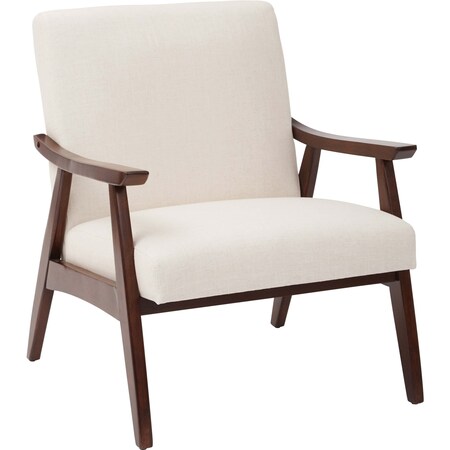 Collection: Davis Arm Chair, Wood Back, 26-1/2 in W 28-1/2