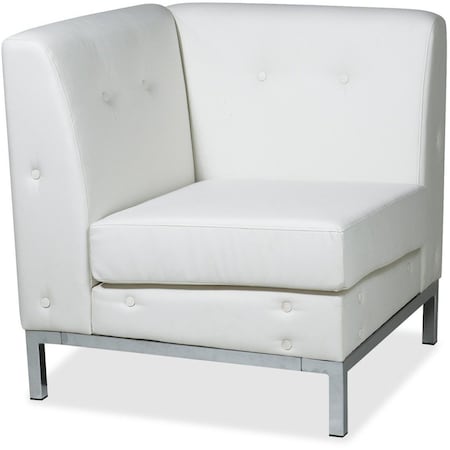 Collection: Wall Street Corner Chair, White Back, 28 in W 28