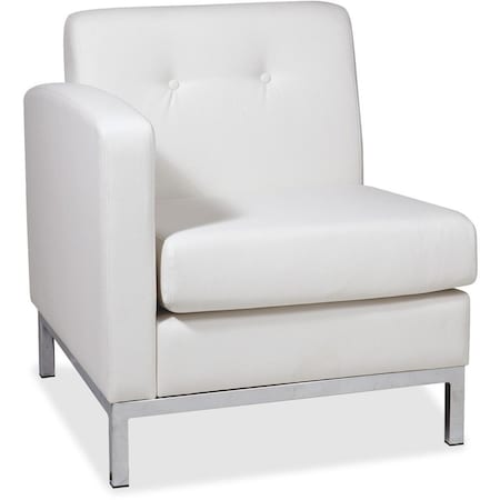 Collection: Wall Street Arm Chair, White Back, 27-1/4 in W 28-1/2
