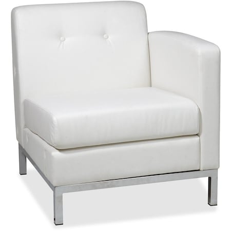 Collection: Wall Street Arm Chair, White Back, 27 in W 28