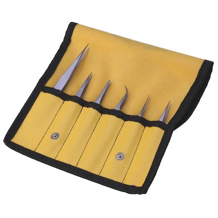 Titanium Tweezers Set, 6 Pc MPN:18480TT