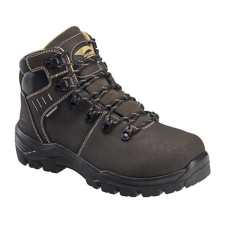 Women's 6 in Polycarbonate Toe 6-Inch Work Boot, Dark Brown, 6, W, A7452 MPN:7452-6W