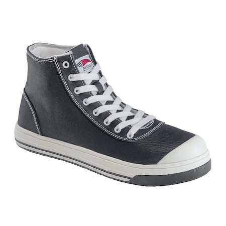 Men's Aluminum Toe High-Top Athletic Work Shoe, Black, White, 7, Medium, A300 MPN:A300-7M
