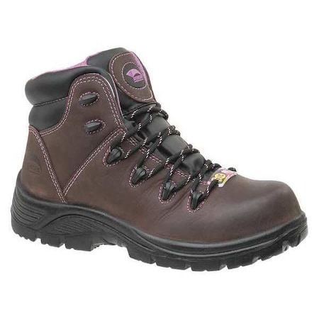 Framer, Women's 6-Inch Work Boot, 6, Wide, Leather, 5 in Height, Brown MPN:A7123-W