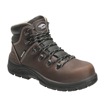 Women Composite Toe FRAMER CT, WOMENS PR, Brown, 7.5, Wide MPN:A7126-7.5W