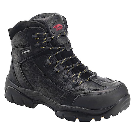 Men's 6-Inch Work Boot, 15, Composite Toe, 6 in H, Black, A7245 MPN:A7245-M