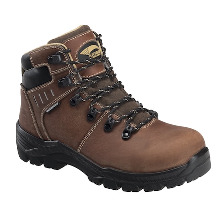 Women's Carbon Nano-Fiber Toe Work Boot, Brown, 7.5, Wide, A7451 MPN:A7451-7.5W