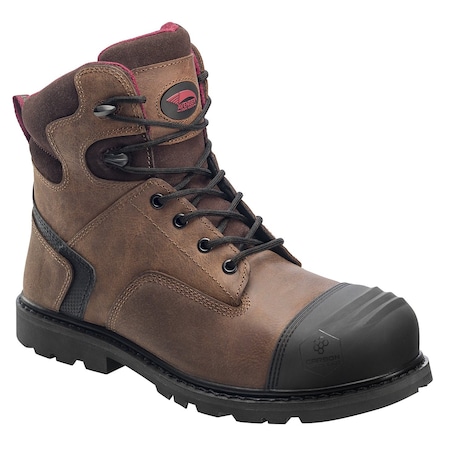 Men's Carbon Nano-Fiber Toe 6 in Work Boot, Brown, 7.5, Wide, A7542 MPN:A7542-7.5W