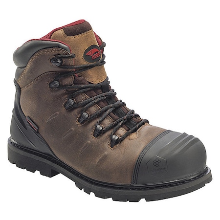 Hammer, Men's Leather Composite Toe Boots, Composite Toe W, Full Grain Leather, Brown MPN:A7546