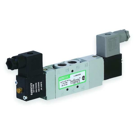 Solenoid Air Control Valve, 1/4 In, 24VDC MPN:L12BB552B060T61