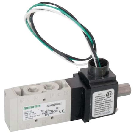 Solenoid Air Control Valve, 1/4 In, 24VDC MPN:L12II452BP00061