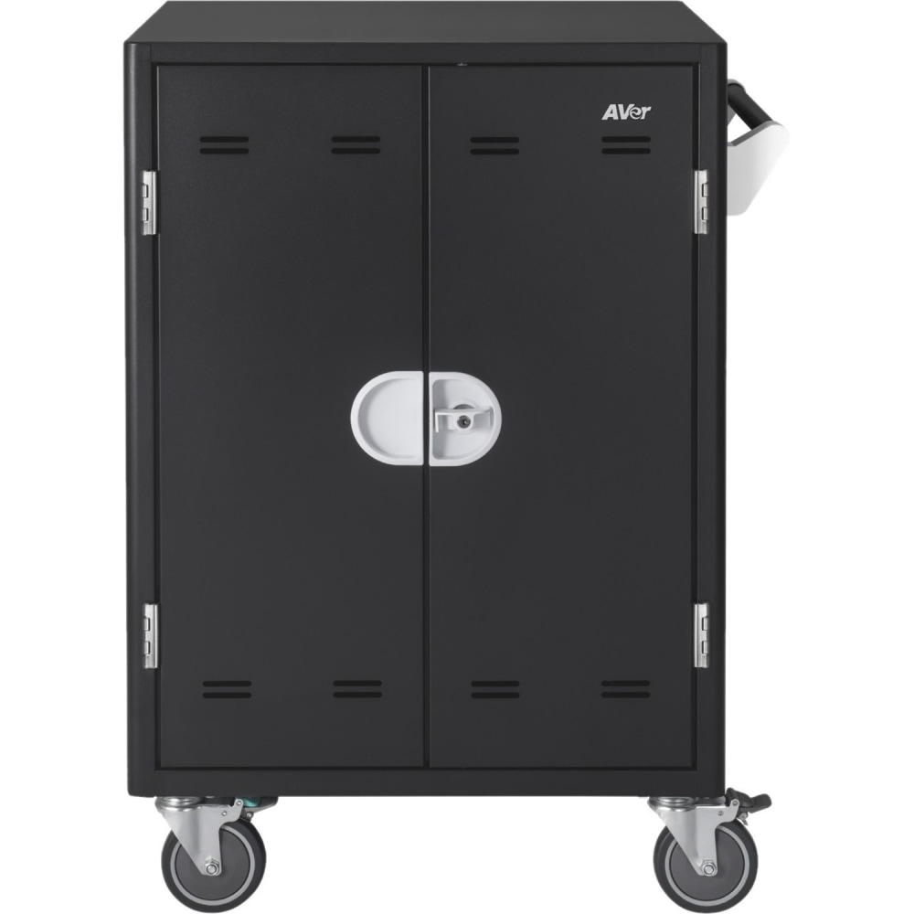 AVer AVerCharge X42i 42 Device Intelligent Charging Cart, 4 Casters, 5in Caster Size, 30.57inW x 25.12inD x 42.13inH, For 42 Devices MPN:CHRGEX42I