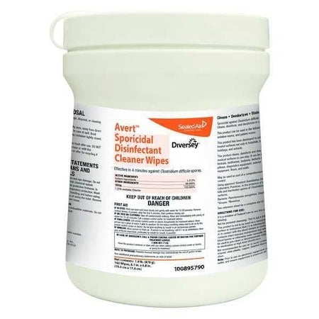 Disinfecting Wipes, Canister, 6