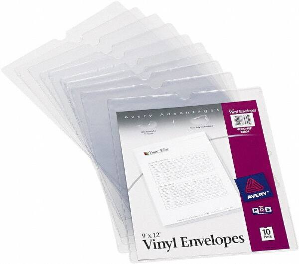 10 Pc Sheet Protector-Envelope: Clear MPN:74804 - Pkg Qty 10