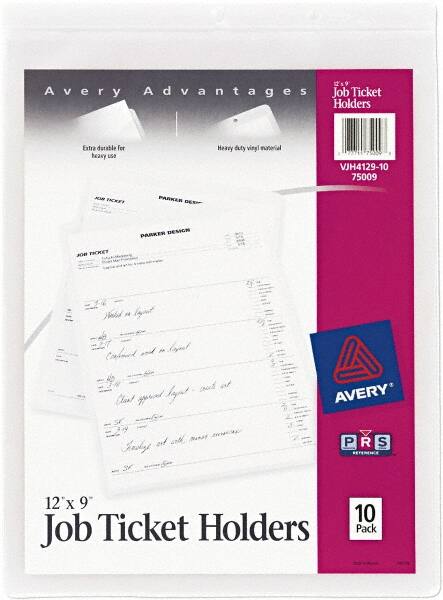 10 Pc Shop Ticket Holder: Clear MPN:75009 - Pkg Qty 10