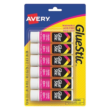 Permanent Glue Stics, 26 oz., Clear, PK6 MPN:98095