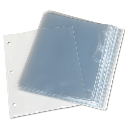 Sheet Protector, 3-Hole, Clear, PK50 MPN:74203