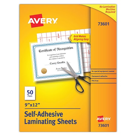 Laminate Sheet, 9 x 12, PK50 MPN:73601