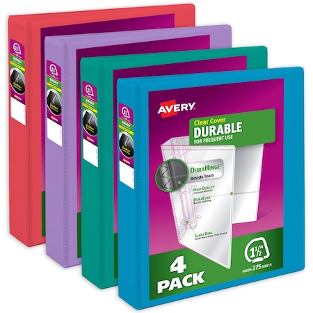 Binders, Durable View 3 Ring, 1.5 In, PK4 MPN:05687