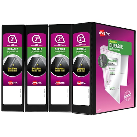 Binders, Durable View 3 Ring, 2 In, PK4 MPN:05739