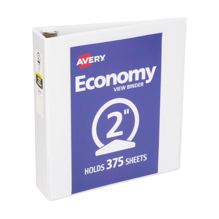Economy View 3 Ring Binder, 2 in Ring MPN:05780